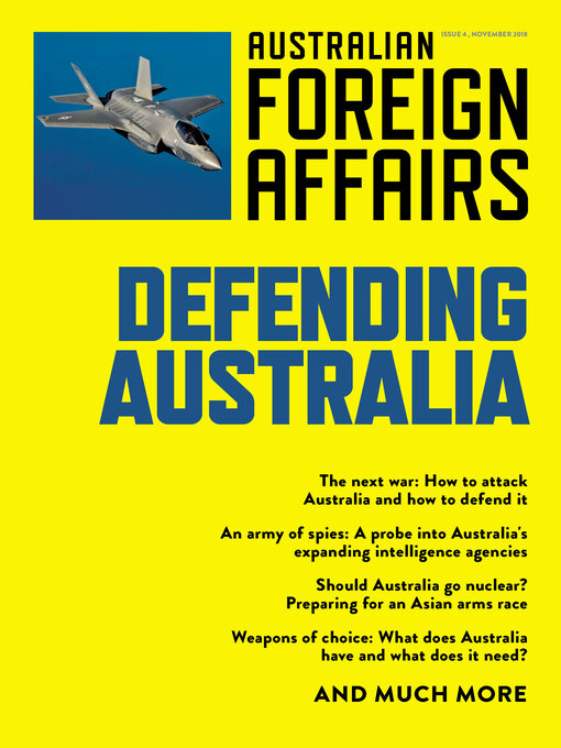 Title details for AFA4 Defending Australia by Jonathan Pearlman - Available